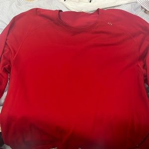 Red lululemon men’s long sleeve